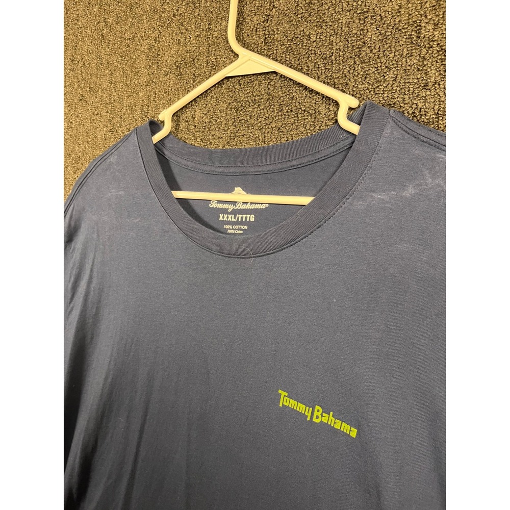 Tommy Bahama Mens XXXL Blue Friends In Mow Places Golf Graphic T-Shirt